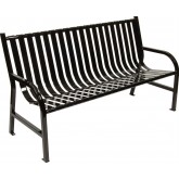 WITT Oakley Collection 5 foot Outdoor Bench - Black